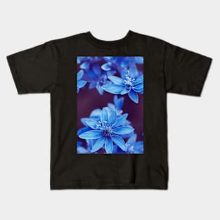 Beautiful Blue Flowers, for all those who love nature #88 Kids T-Shirt